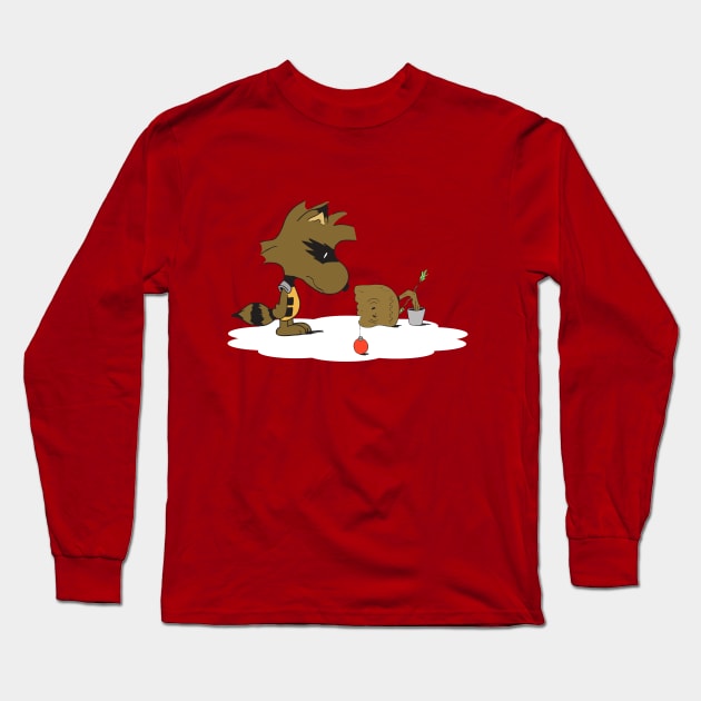 Merry Grootmas Long Sleeve T-Shirt by jerryfleming
